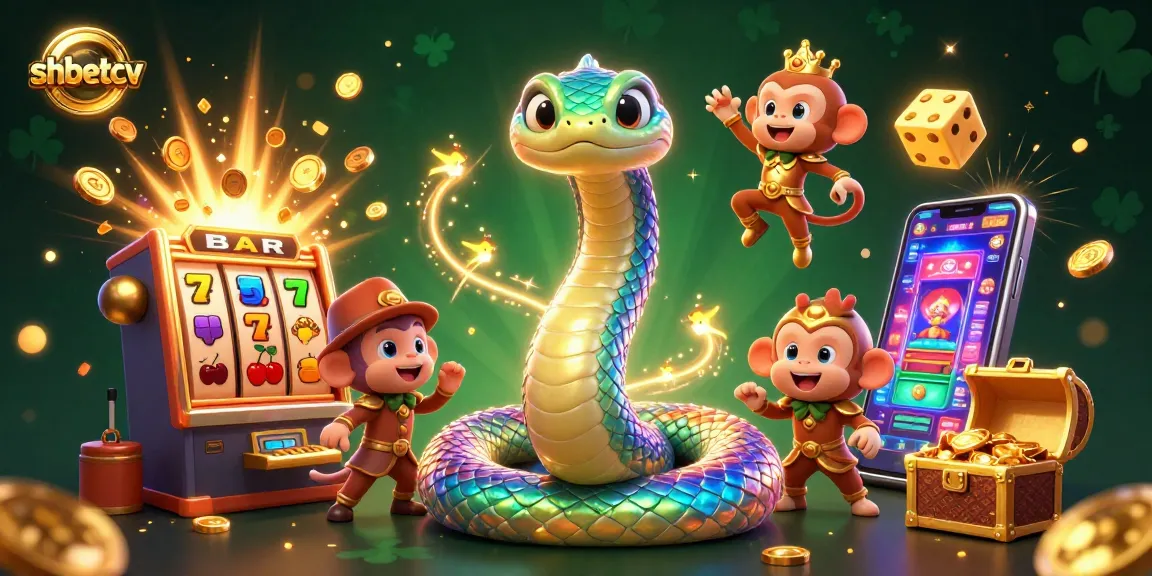 Experience thrilling gaming at shbetcv with a vibrant 3D casino scene featuring dynamic elements and characters.