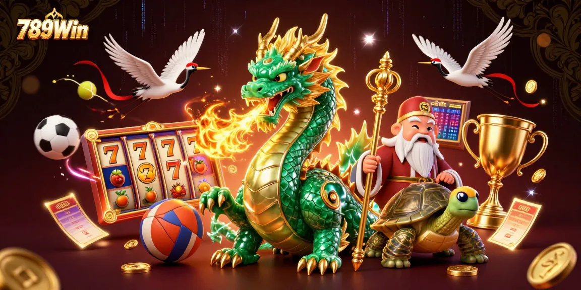 Engage with thrilling slot games at 789Win featuring vibrant dragons and dynamic gaming elements.