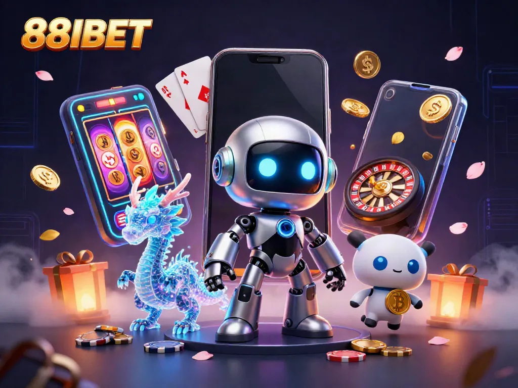 Experience engaging gameplay at 88IBET with vibrant 3D characters and lively casino elements.