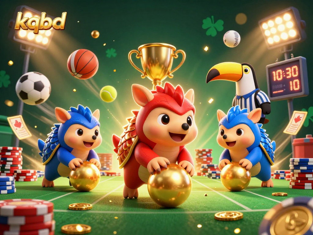 Watch kqbd rival pangolins in 3D action with sports elements and vibrant animation.
