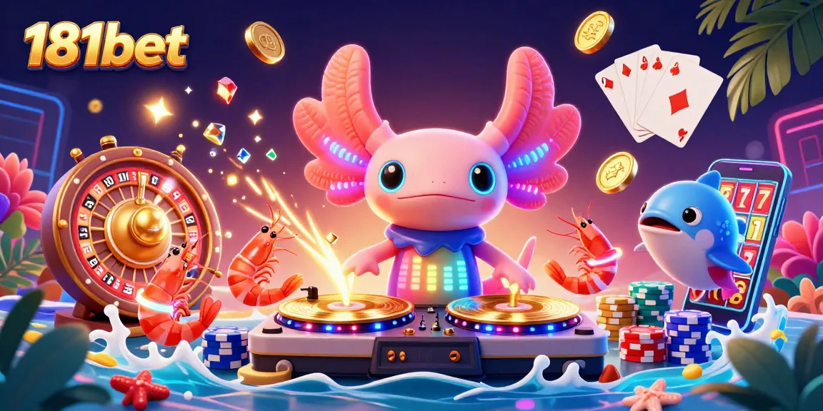Experience thrilling games at 181bet with vibrant casino elements and dynamic visuals.