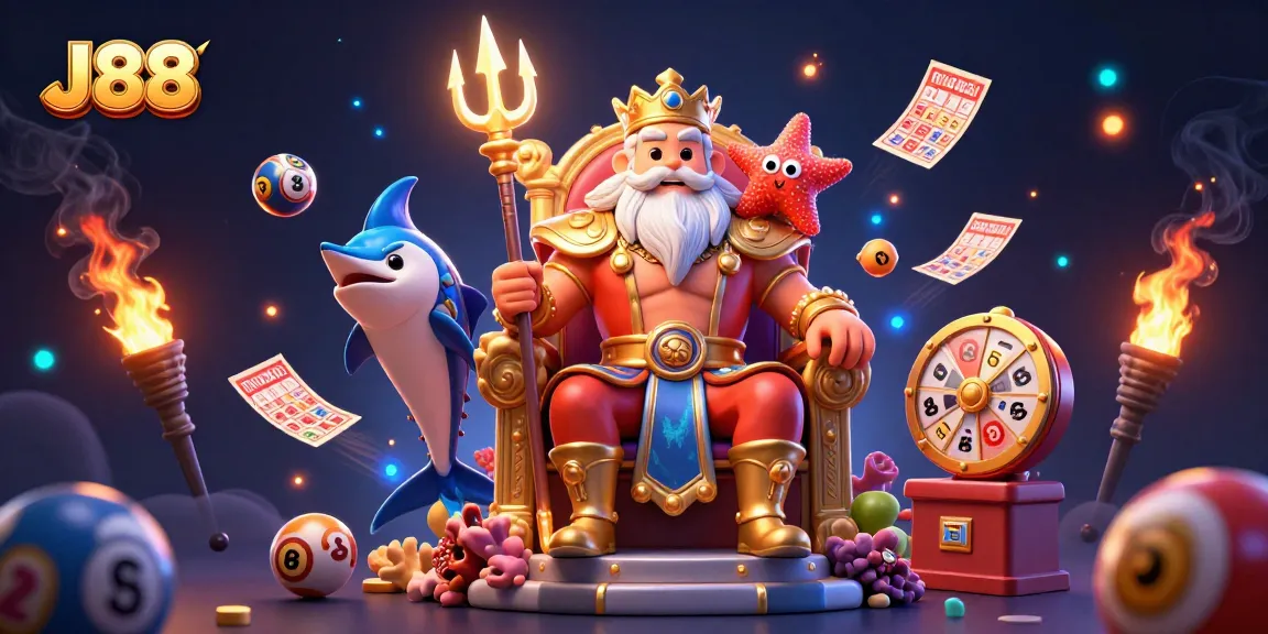Engage with J88 for thrilling lottery experiences, showcasing vibrant games and excitement.