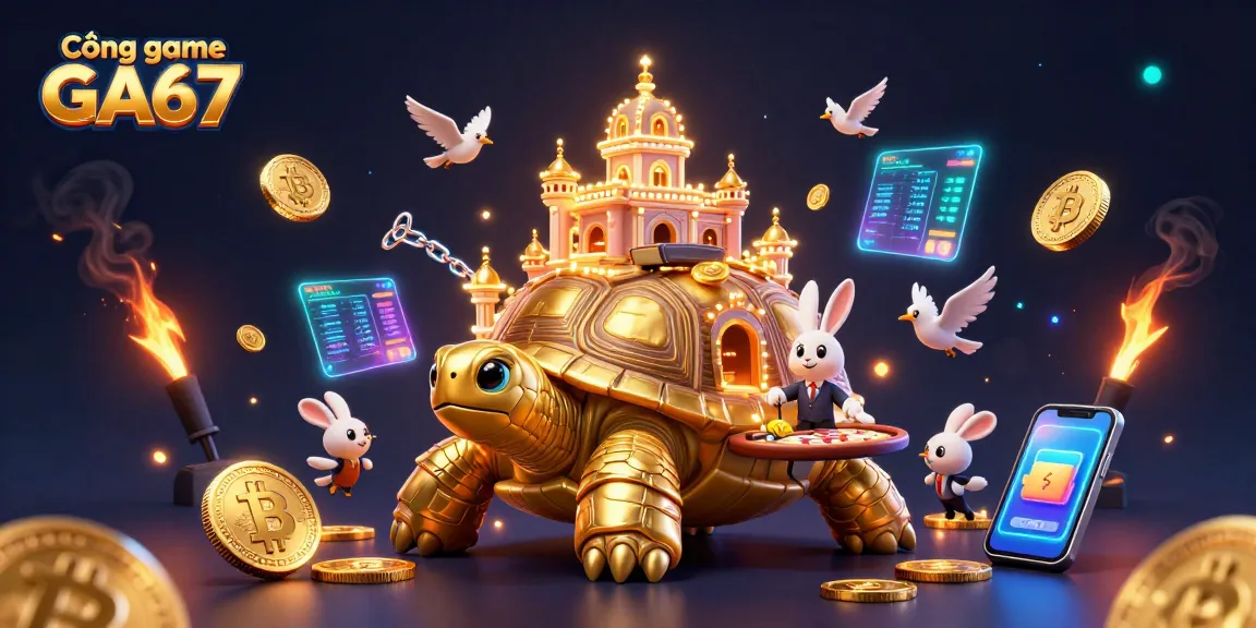Join the excitement of Cổng game GA67 with stunning cartoon visuals showcasing a vibrant casino scene.