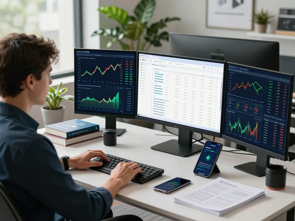 Engaging workspace showcasing XPAY33 australia financial tools in a modern office.