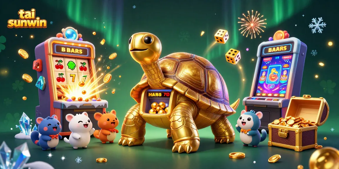 Experience the excitement of tai sunwin with vibrant casino elements and colorful characters in action.