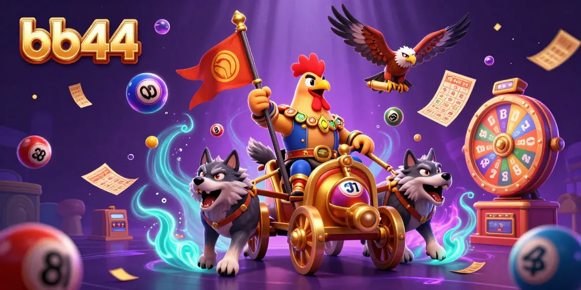 Engage in thrilling casino adventures with bb44 as a 3D rooster warlord leads a dynamic gaming scene