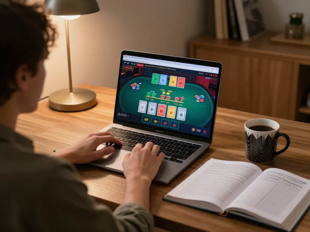 Engaging with Trang chủ 79KING while playing live dealer blackjack from a cozy home setup