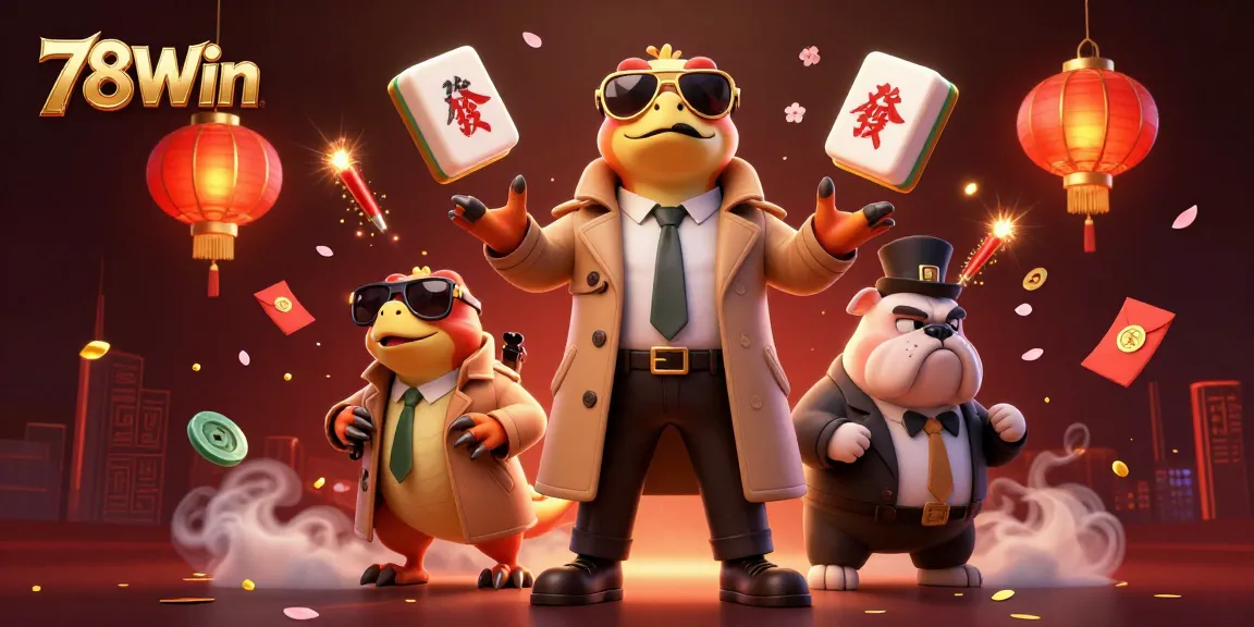 Join the fun at 78Win with raptors in a trench coat trying to enter a VIP casino lounge!