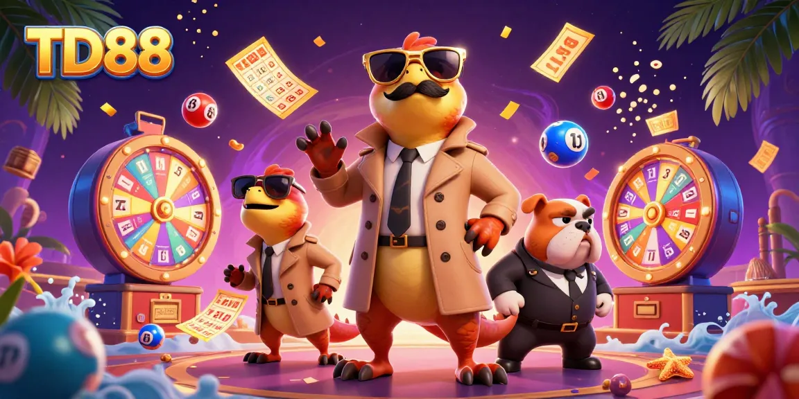Experience the excitement at TD88 as virtual characters try their luck in a vibrant casino atmosphere.