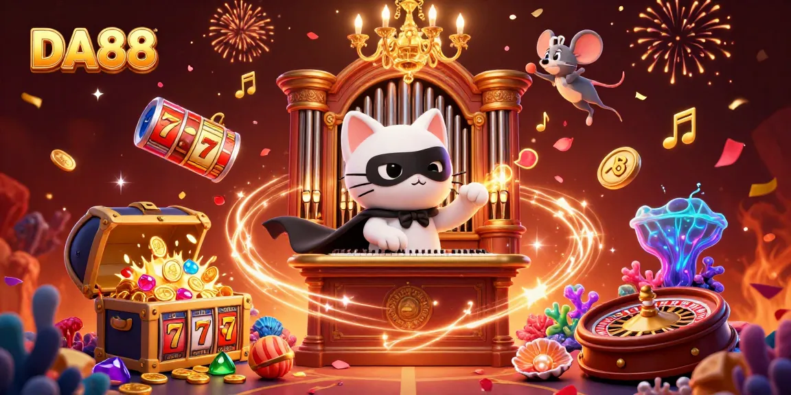 Engage with DA88 at our casino with vibrant slot reels and joyful characters.