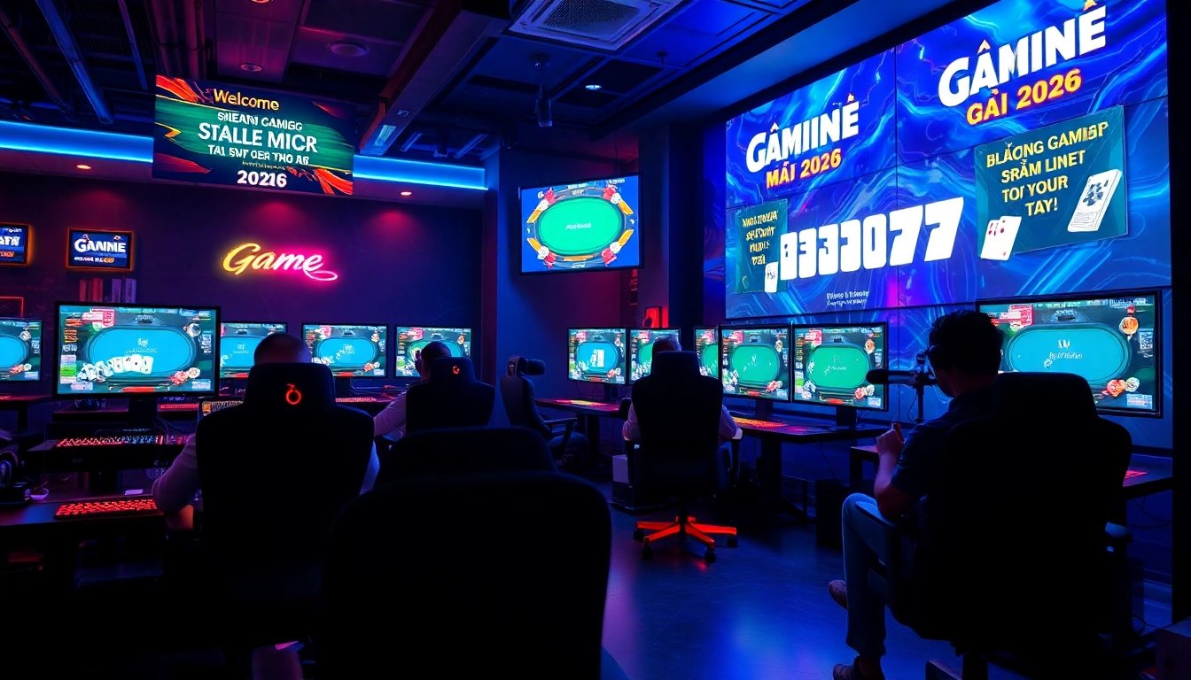 Exciting online gaming experience featuring game đổi thưởng with vibrant 3D graphics and engaged players.