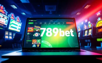 Vibrant digital interface showcasing online gaming and sports betting at 789bet.