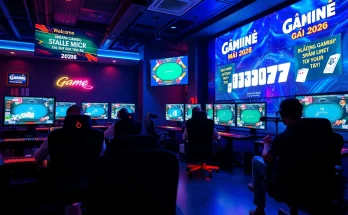 Exciting online gaming experience featuring game đổi thưởng with vibrant 3D graphics and engaged players.